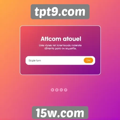 Explorando a interface do usuário no tpt9.com